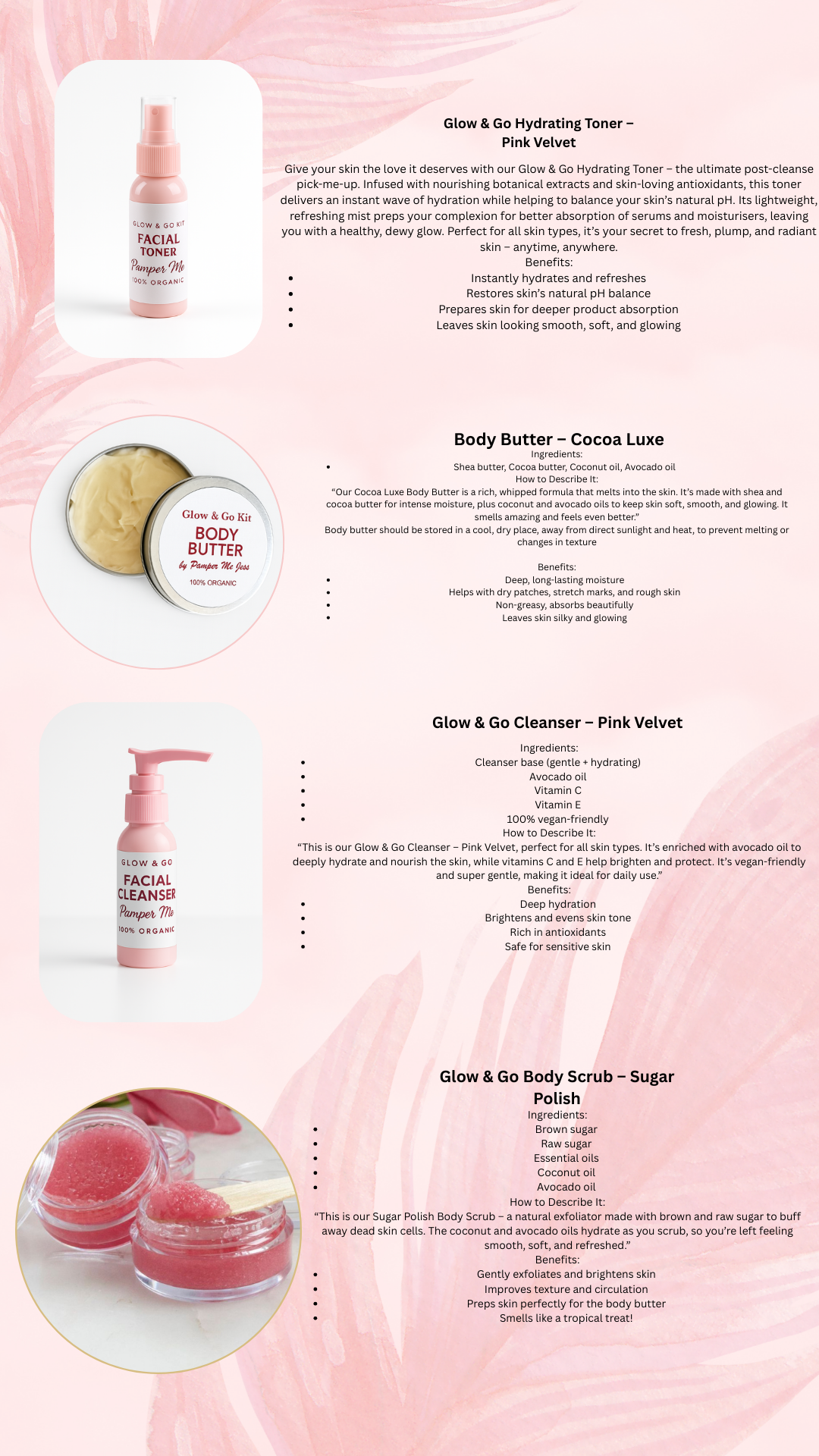 Glow & go pamper kit ( BIRTHDAY EDITION )